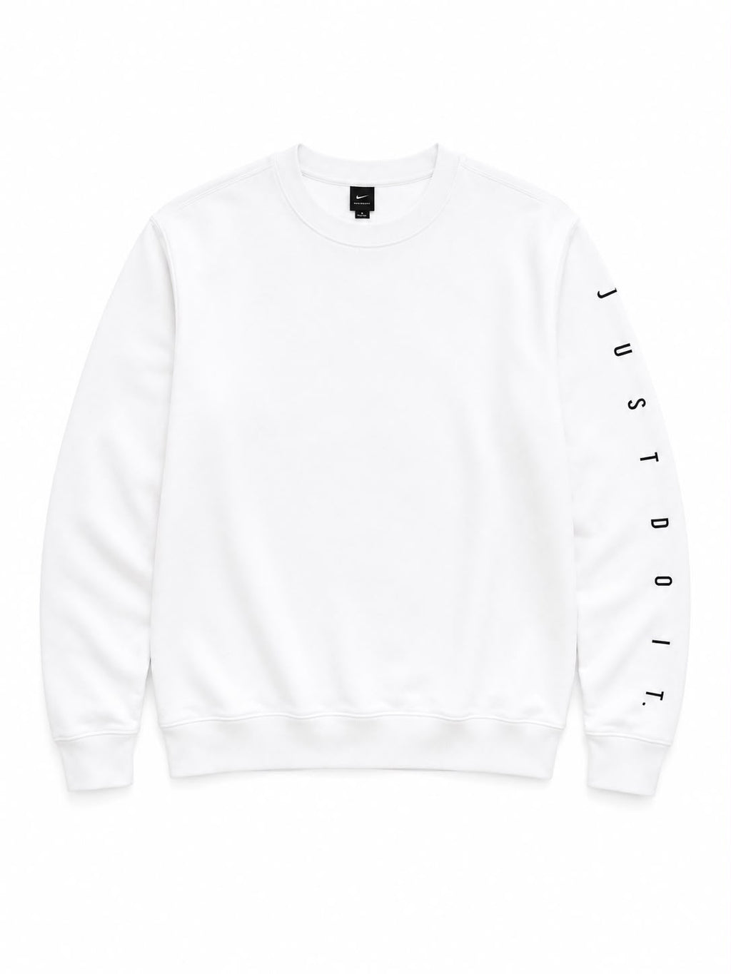 Nike White Crewneck Sweatshirt - Size L