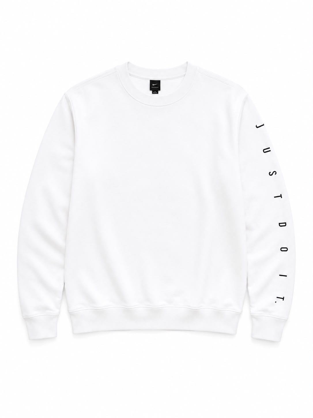 Nike White Crewneck Sweatshirt - Size L