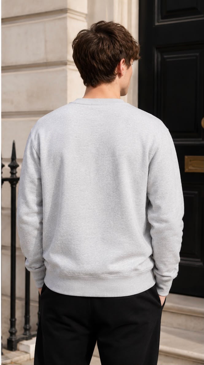 Superdry Grey Sweatshirt – Men’s Size L