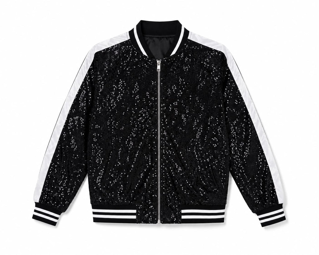 Bomber Jacket  – Unisex Sequin Jackets (XS & M)
