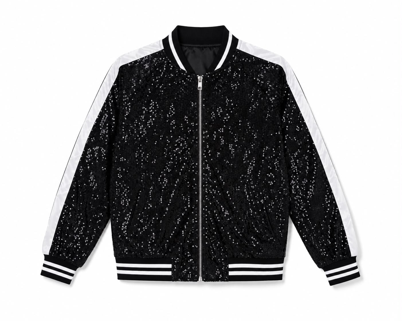 Bomber Jacket  – Unisex Sequin Jackets (XS & M)