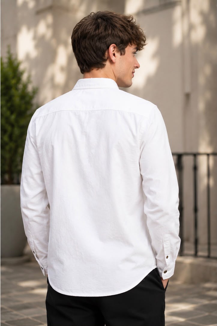 Superdry Off-White Button-Up Shirt – Men's XL