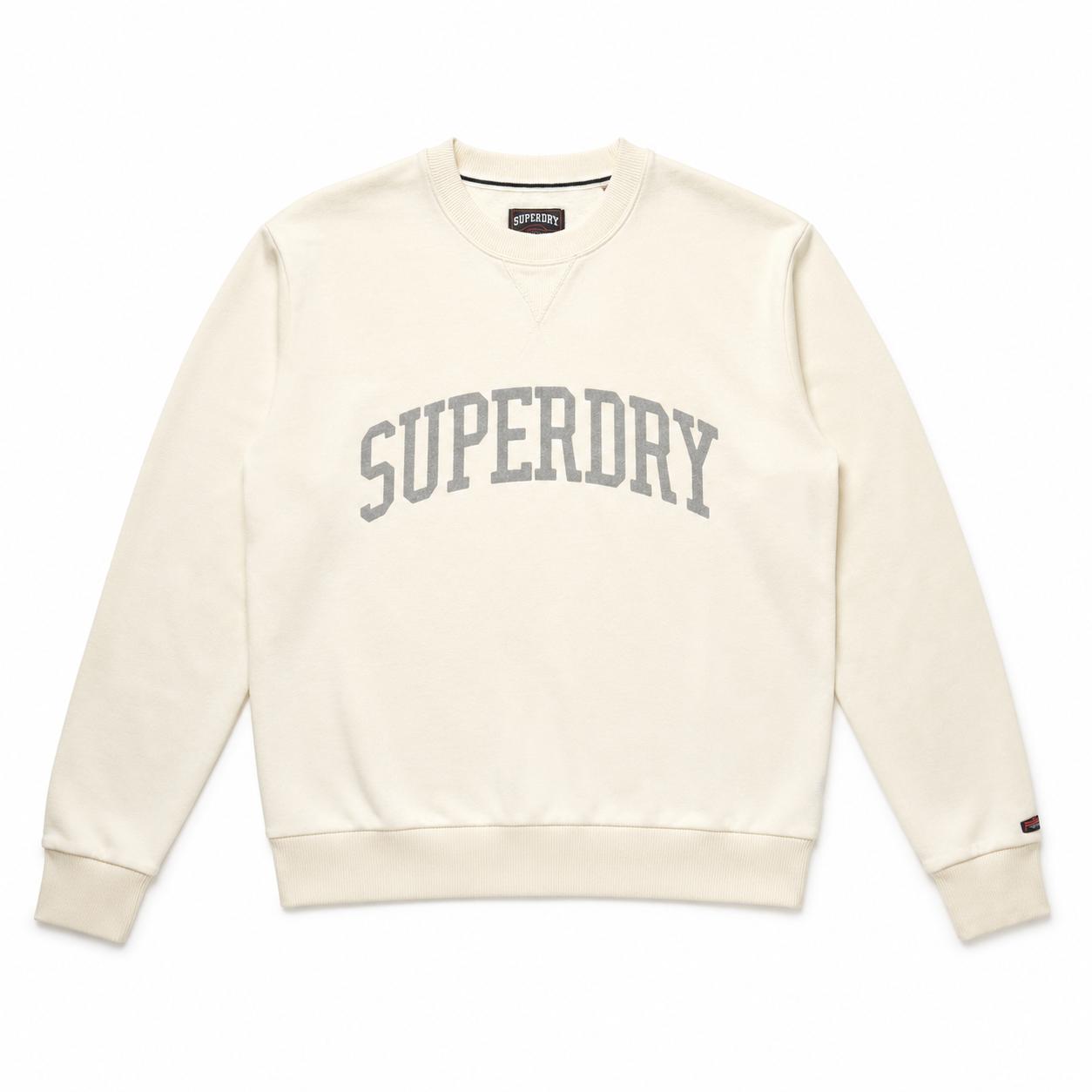 Superdry Cream Crewneck Sweatshirt Men’s